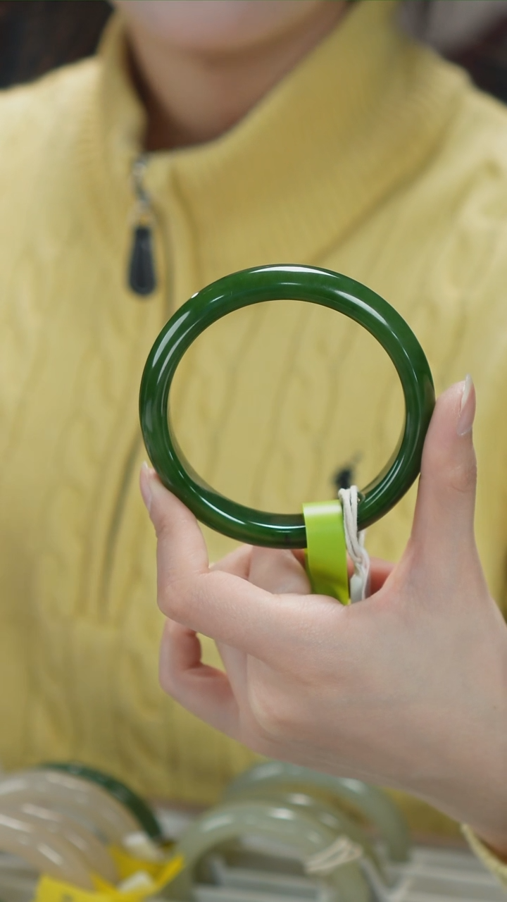 【闪购商品】和田玉手镯未镶嵌77和田玉手镯拍一发一63