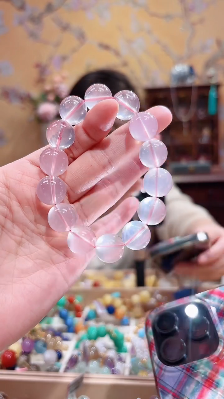 未镶嵌手链水晶设计款手串14.1天然晶体结构