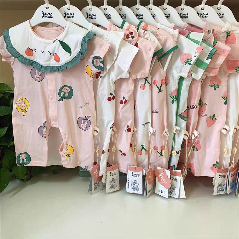 女孩爬服随机三件 no退换