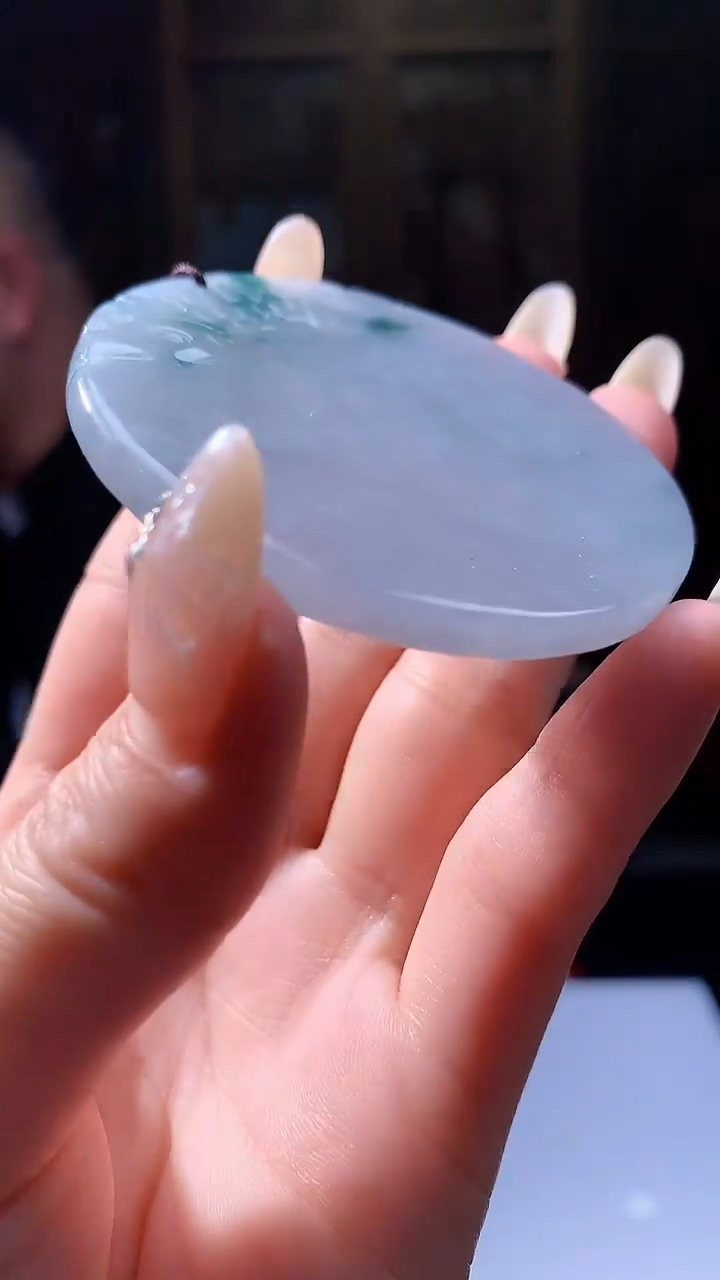 【闪购商品】定制翡翠未镶嵌8051jj-毛货挂件32