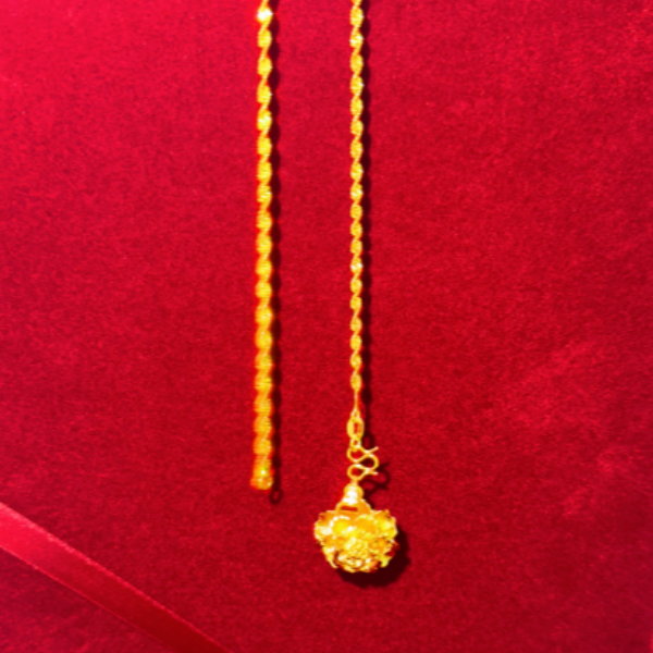 Y074欧奢精工久不掉颜3D百搭百合金饰品（多样性发其一