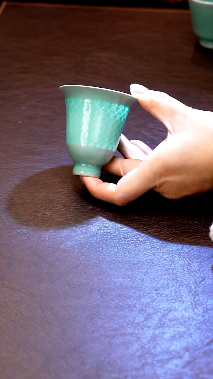 青瓷手工茶器包邮