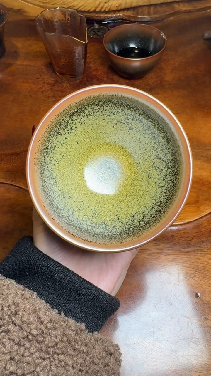 【闪购商品】茶盏建盏故事许杰龙窑柴烧32
