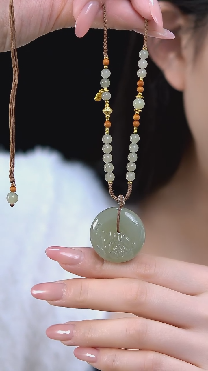 【闪购商品】和田玉平安扣未镶嵌高货30mm福利