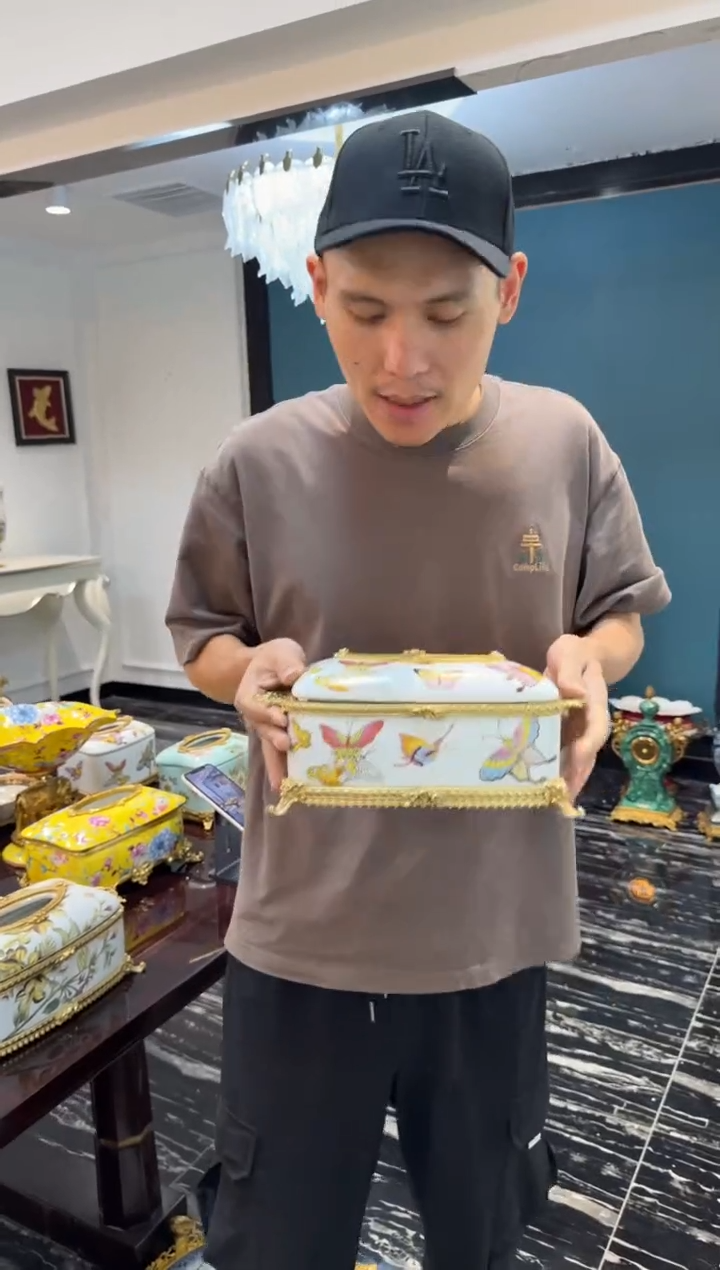 黄铜 黛姿家居装饰品摆件  