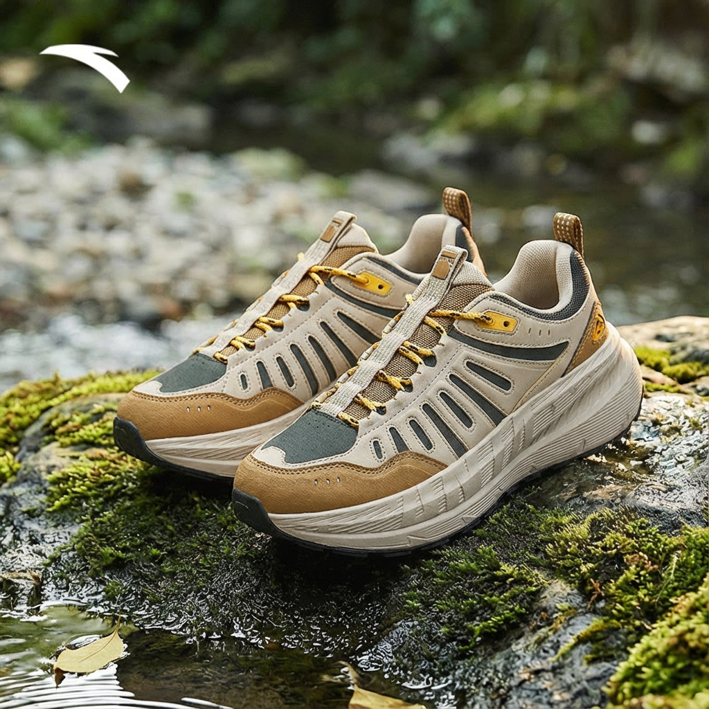 安踏龙爪老爹鞋男女休闲鞋厚底户外登山鞋潮流舒适防滑休闲运动鞋