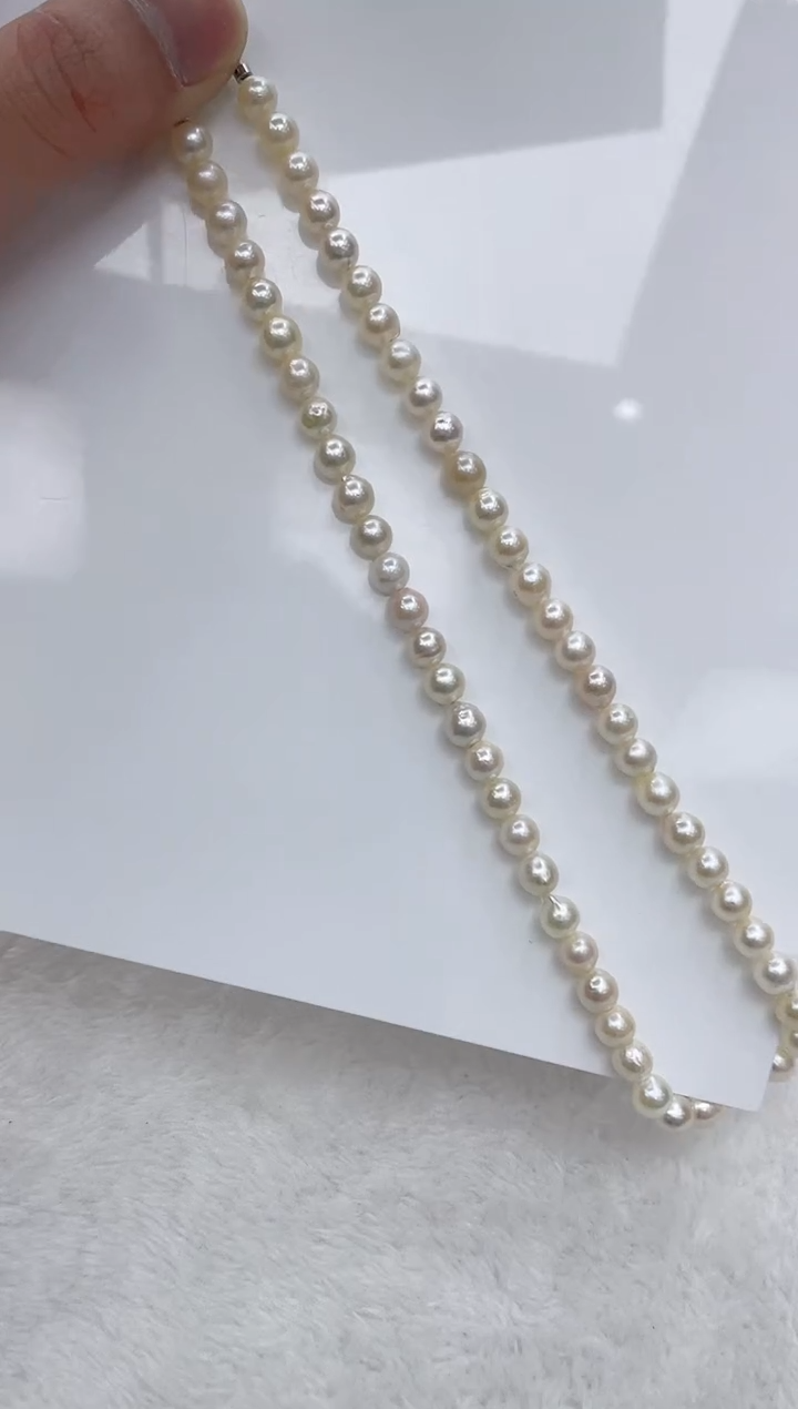 【闪购商品】海水珍珠颈饰银S925镶嵌海水珍珠项链