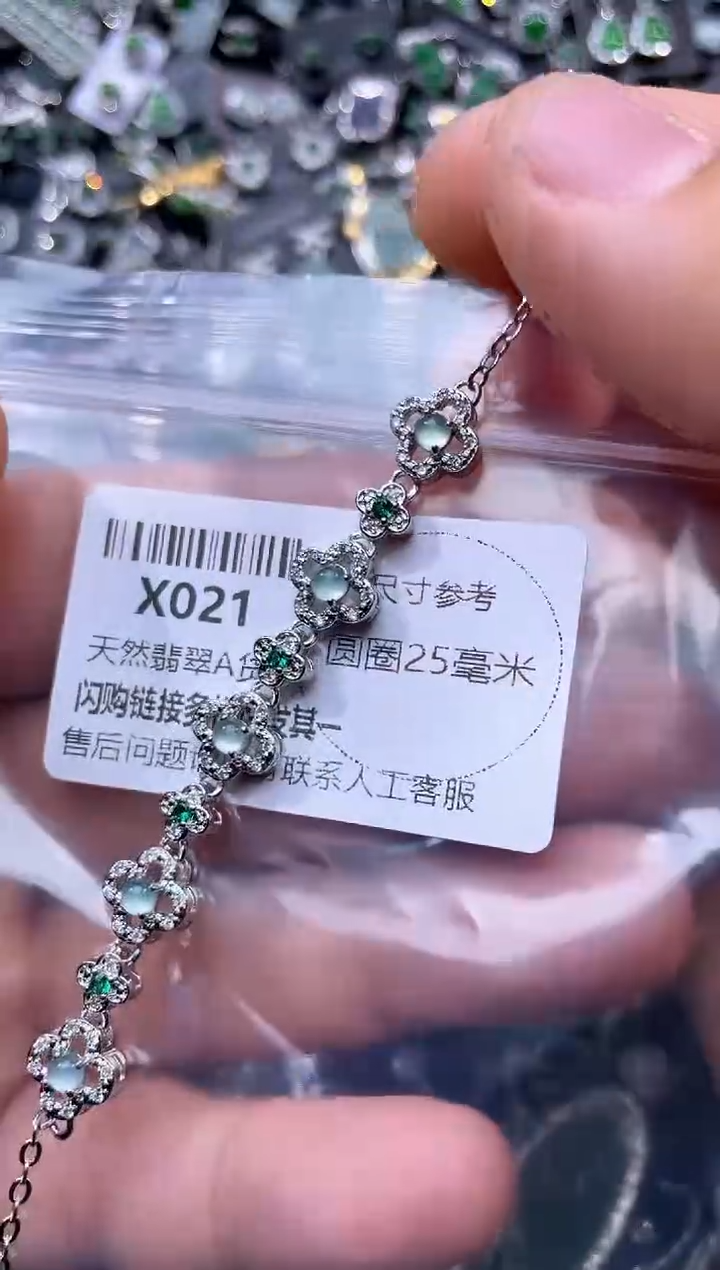 【闪购商品】翡翠颈饰未镶嵌X021手链