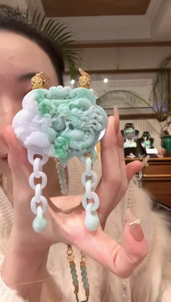 【闪购商品】翡翠颈饰未镶嵌国风