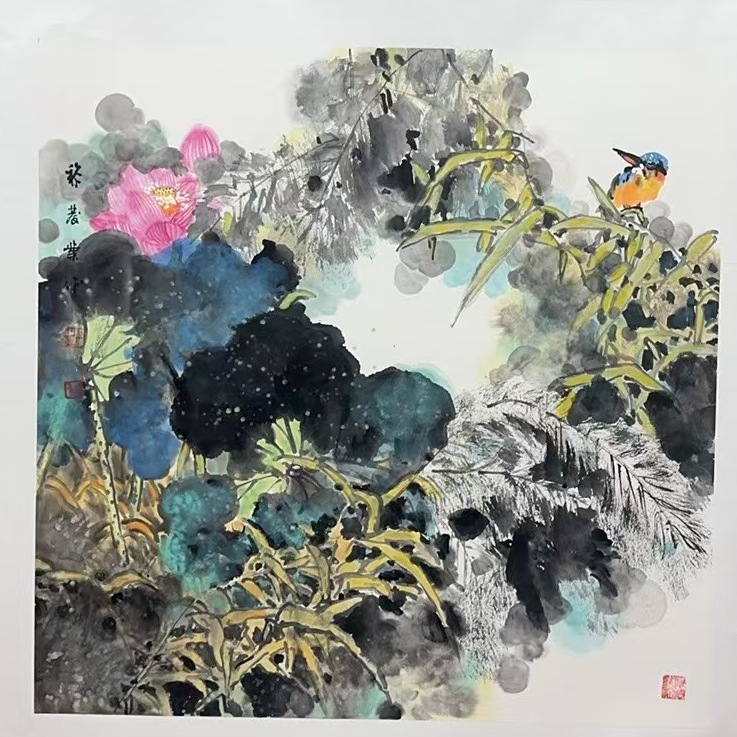 黎发业国画作品14-25