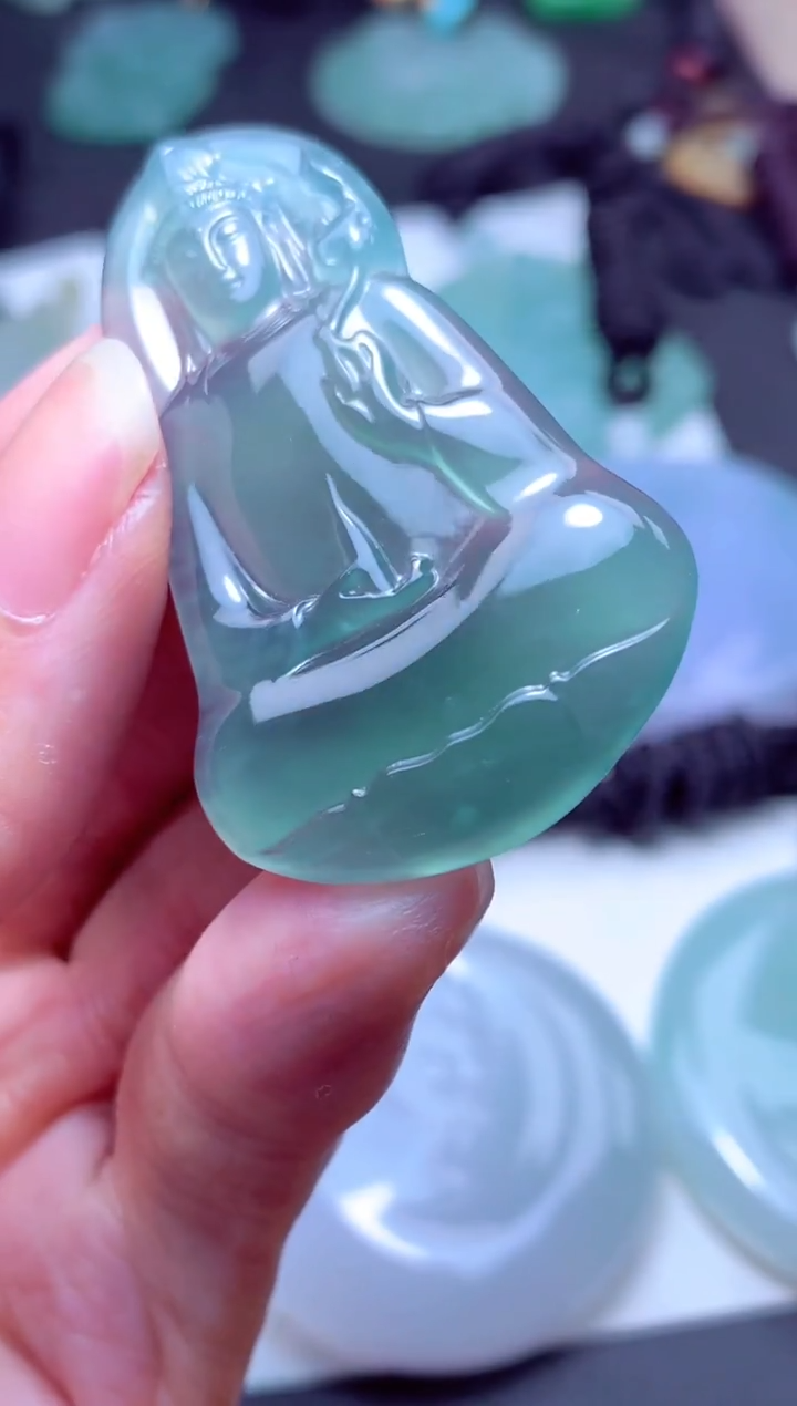 颈饰未镶嵌翡翠天然A货翡翠