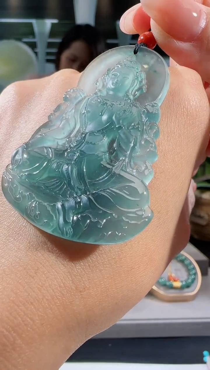 【闪购商品】翡翠吊坠(不含链)未镶嵌度母多样性发一