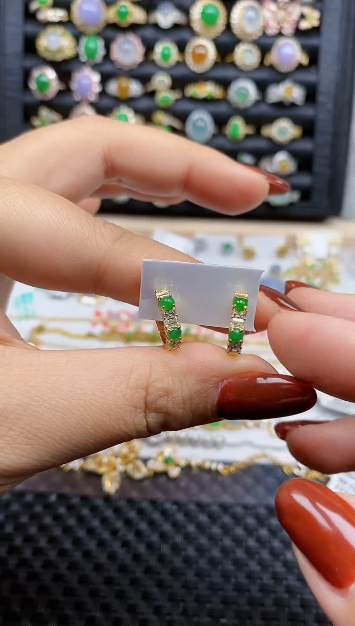 银S925镶嵌戒指翡翠41