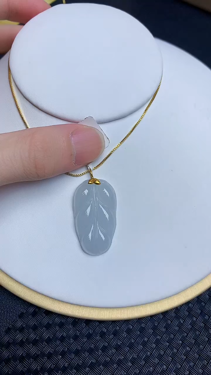 【闪购商品】翡翠颈饰18K金镶嵌524239868