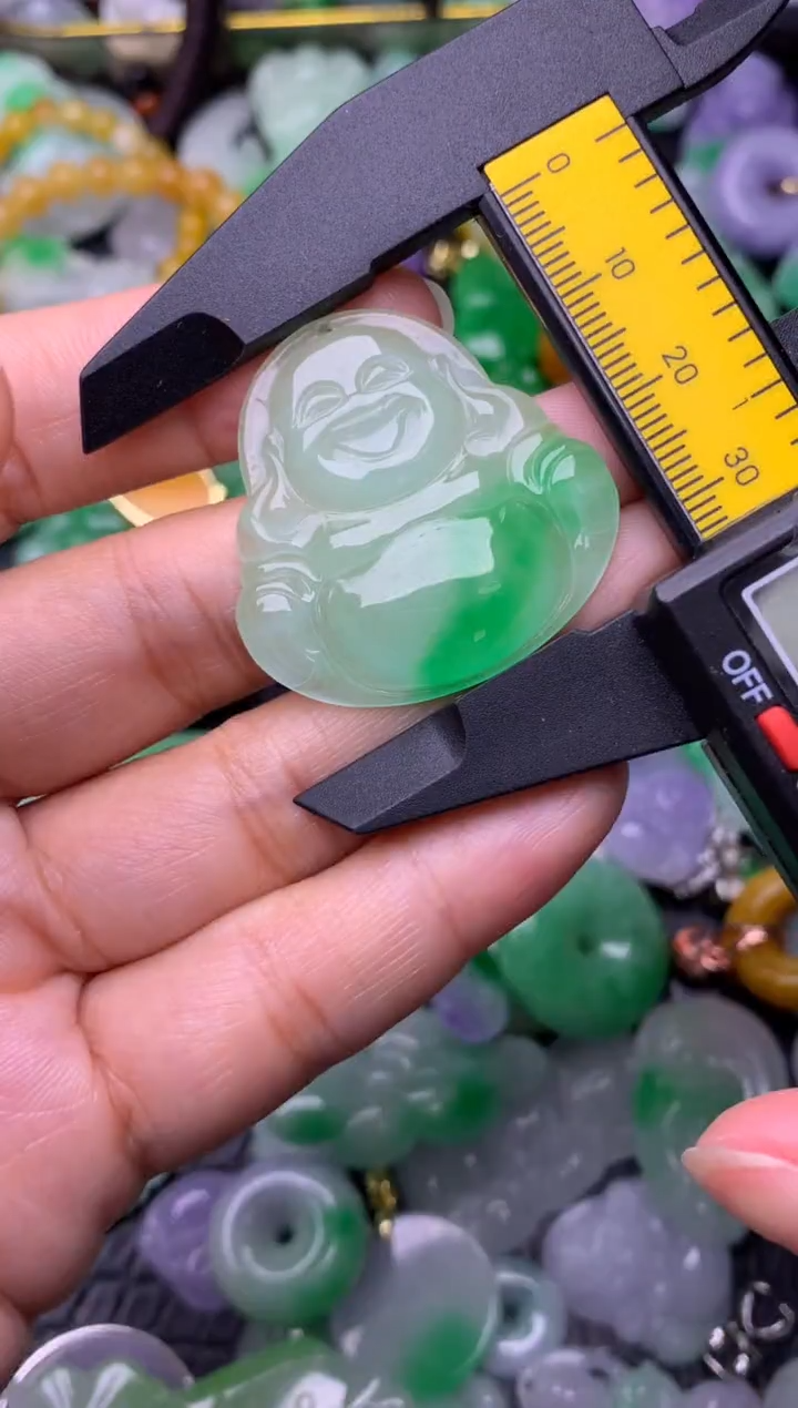 颈饰未镶嵌翡翠缅甸翡翠吊坠