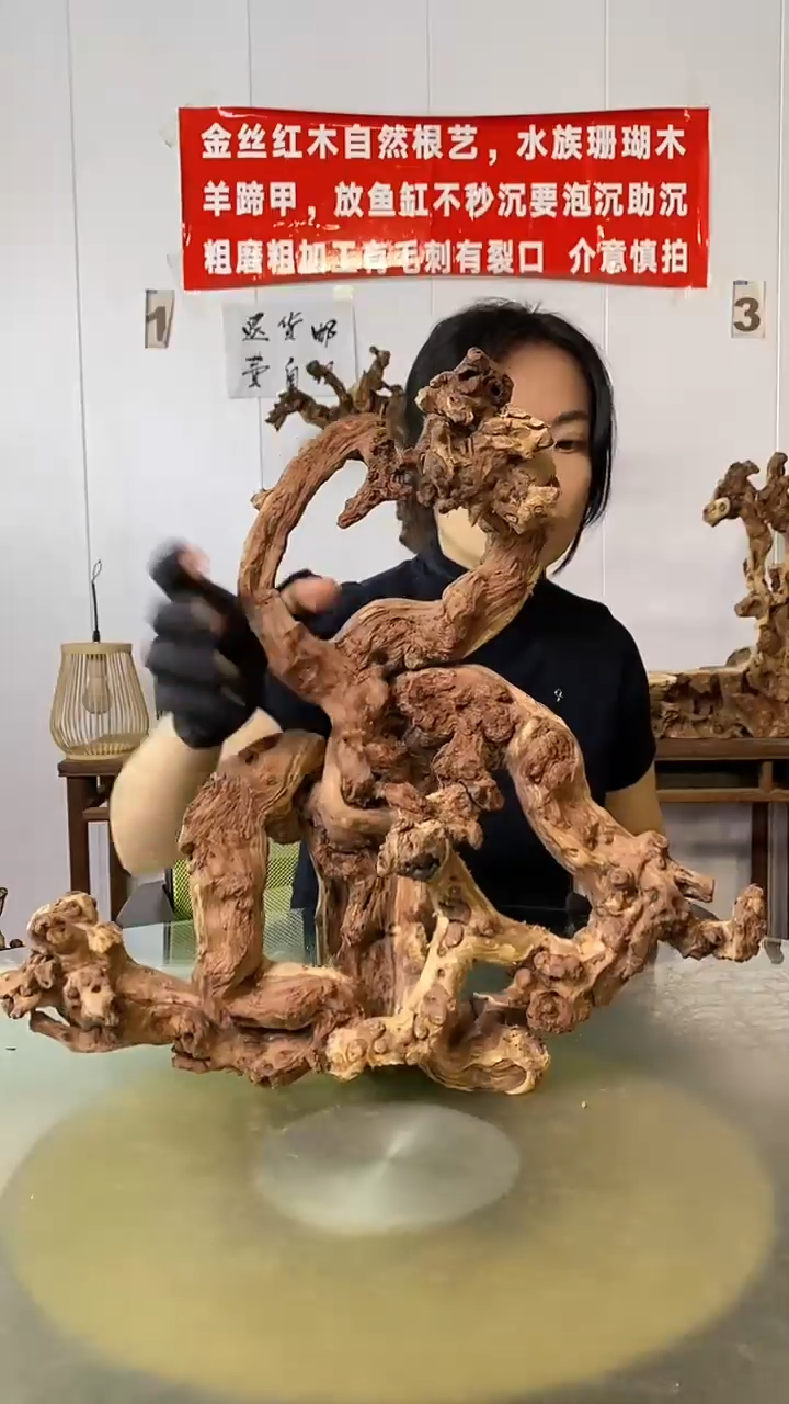 香榧木七****场金丝红木 羊蹄甲