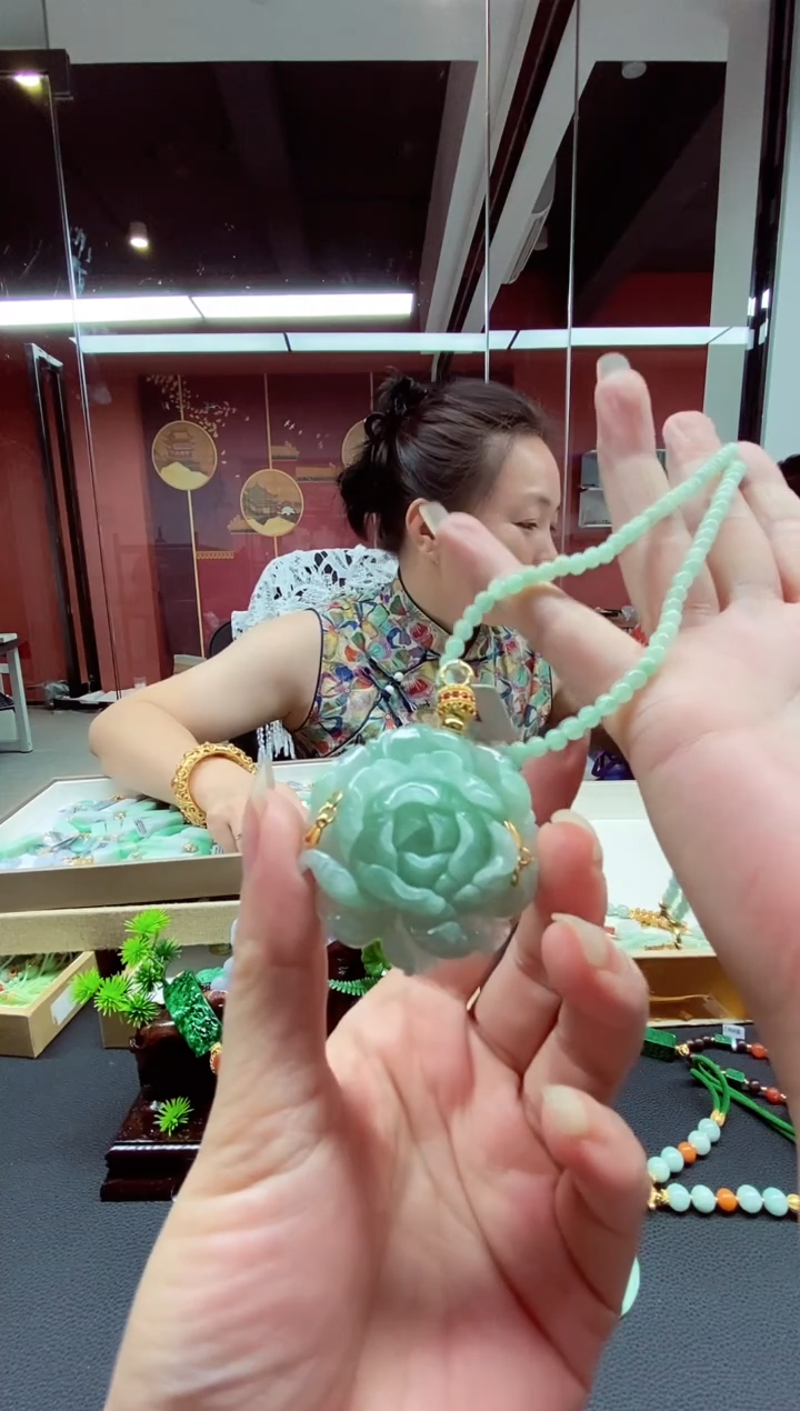 颈饰未镶嵌翡翠翡翠吊坠