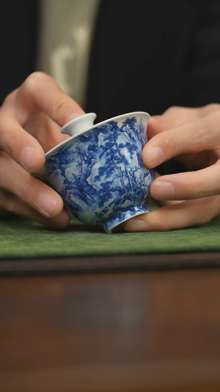 【闪购商品】杯柴窑青花破价福利