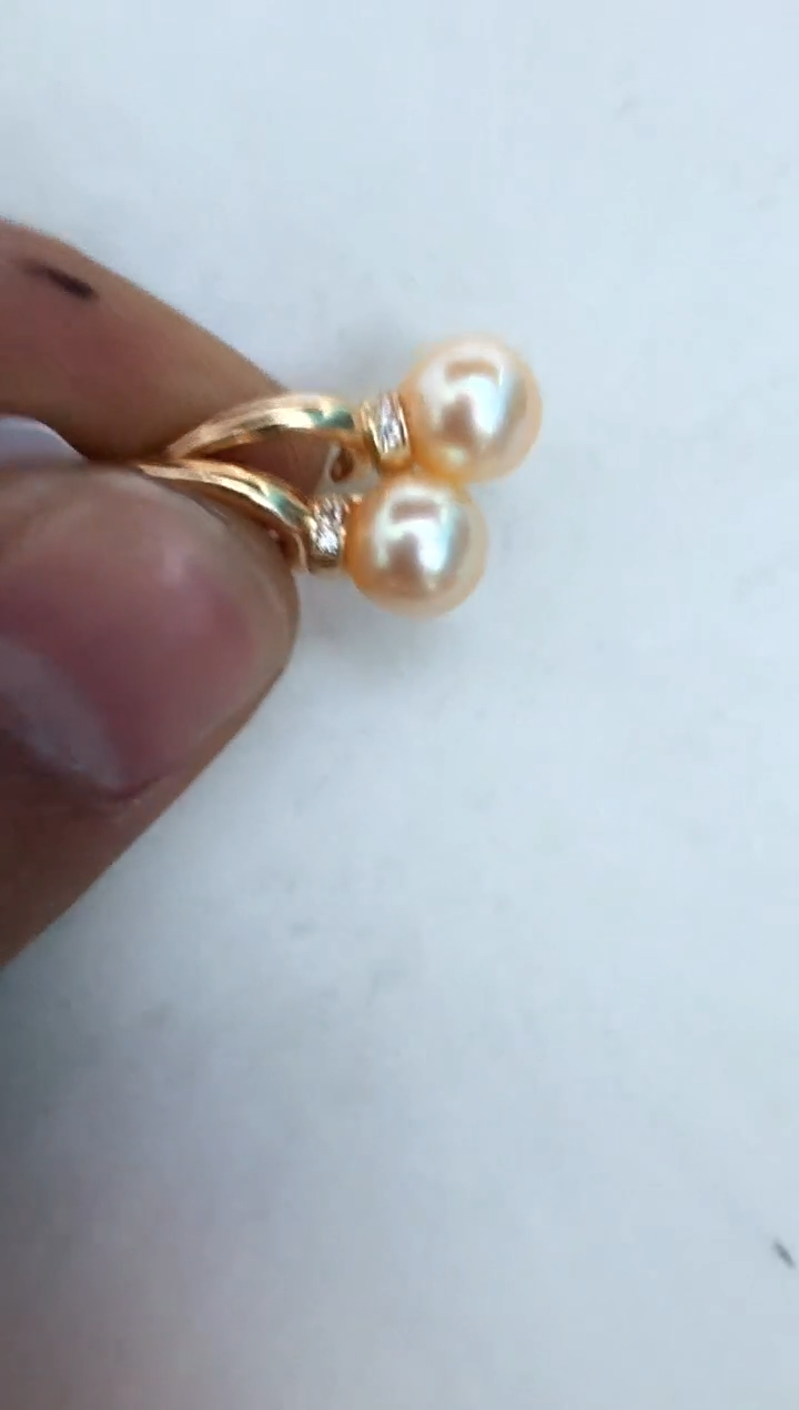 【闪购商品】海水珍珠耳饰银S925镶嵌耳扣