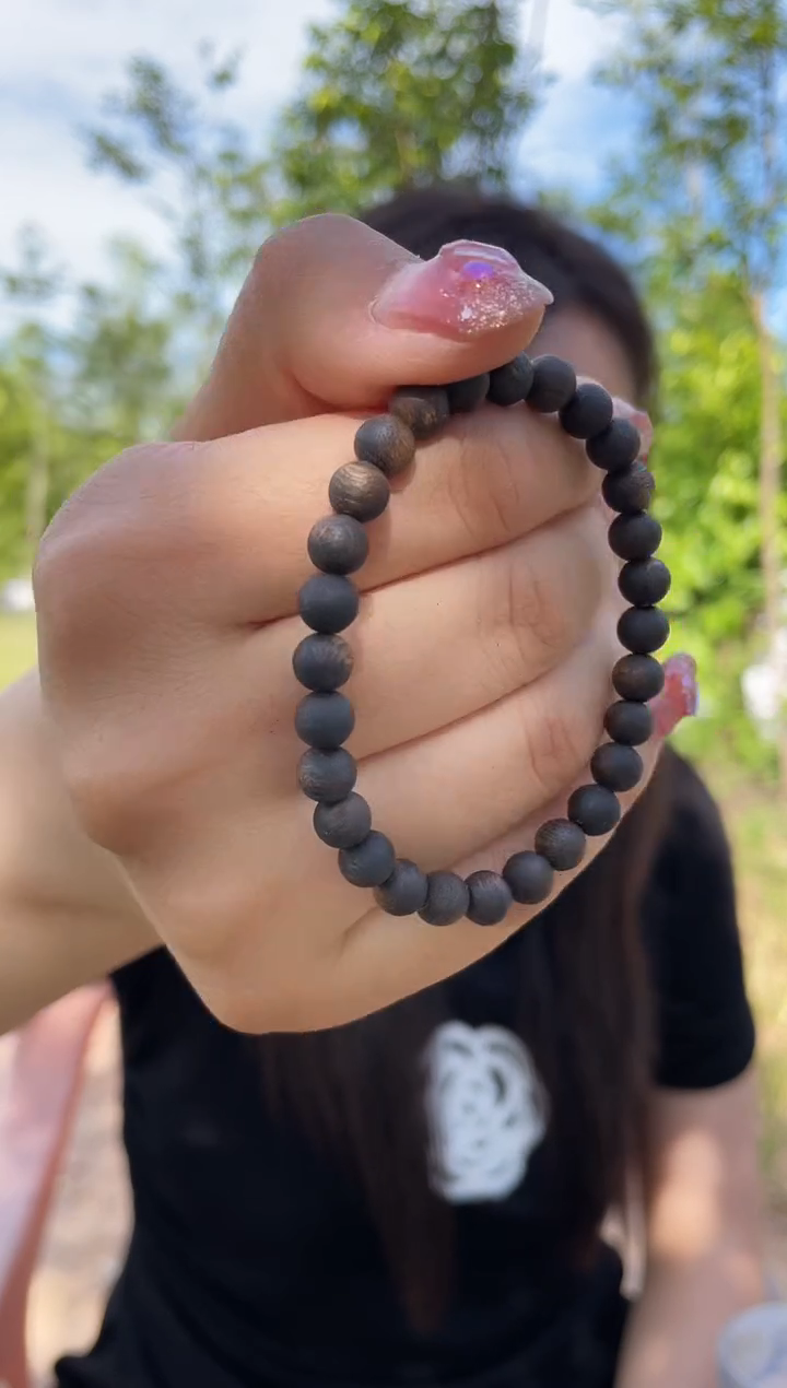 乌木类端景台012海南香木0.6单圈沉水木木