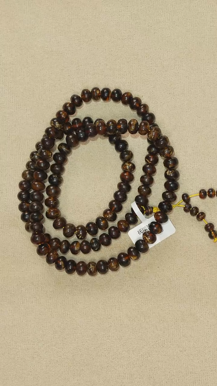 琥珀颈饰未镶嵌8M9-12