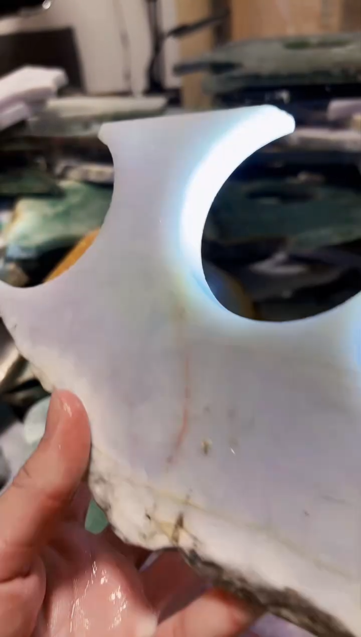 【闪购商品】翡翠颈饰未镶嵌A货孔玉1438