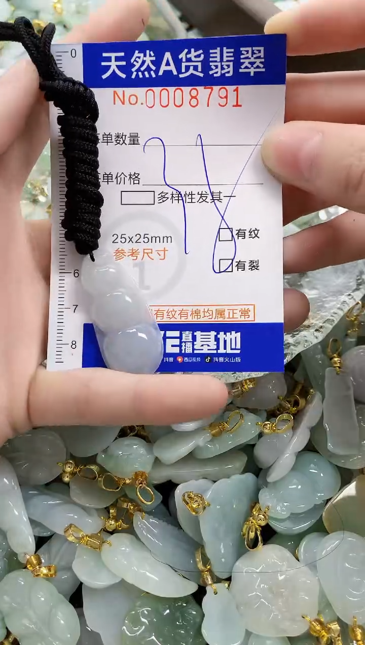 颈饰未镶嵌翡翠天然A货翡翠