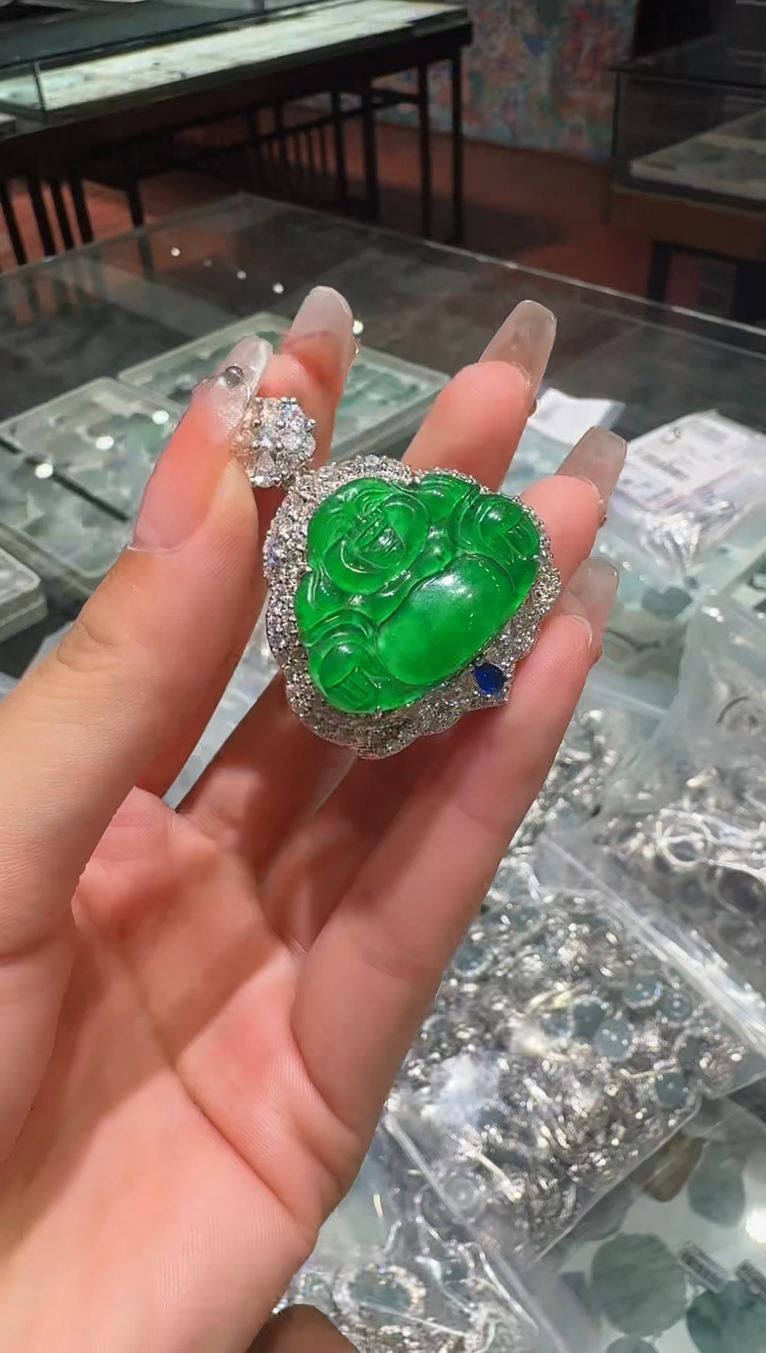 【闪购商品】翡翠颈饰合金6009091/cxy/多样性/发一件