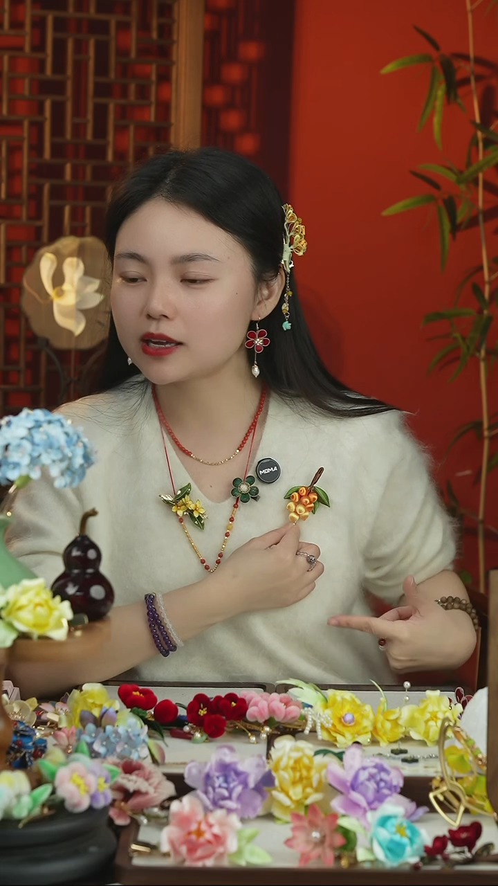 刺绣闪购纯手工非遗国风饰品