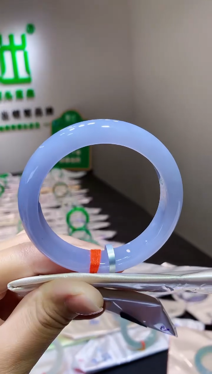 未镶嵌手镯翡翠k370天然缅甸翡翠A货（正圈）55.5