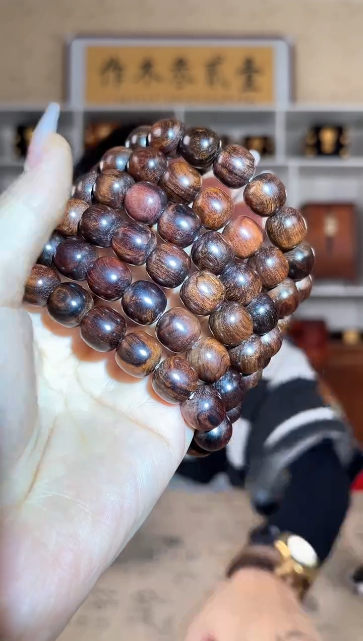 黄花梨/降香黄檀12*12 老型单圈手串