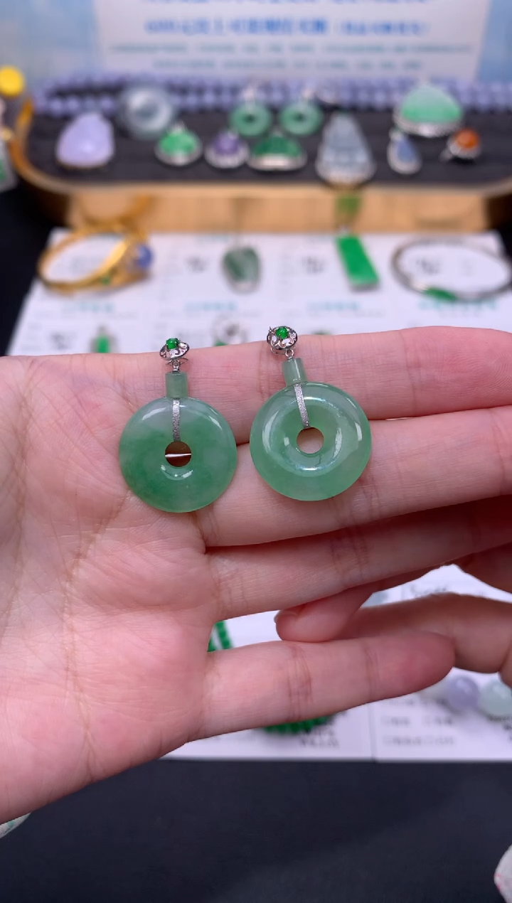 定制翡翠18K金镶嵌模式推广期48小时鉴赏期