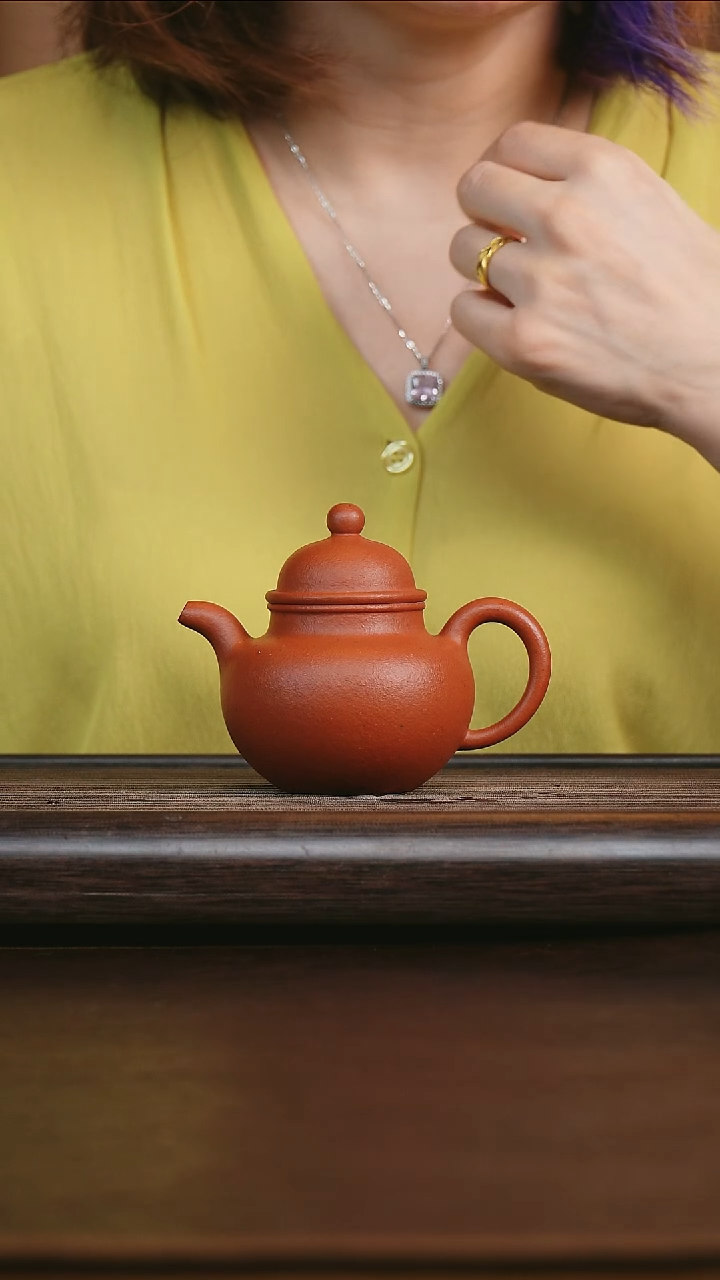 茶壶紫砂原矿大红泥