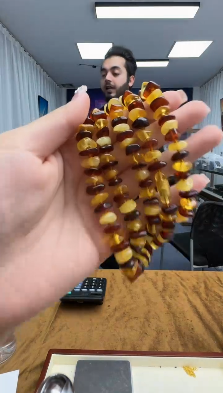 【闪购商品】琥珀手链未镶嵌（多样性发其一）