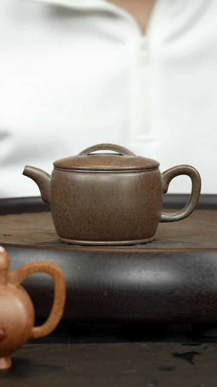 【闪购商品】紫砂茶杯柴烧汉瓦壶