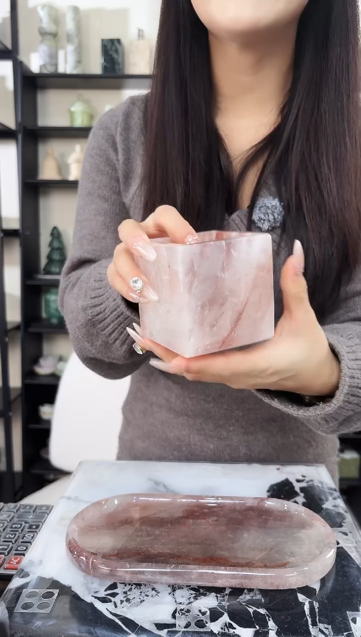 石材粉萤石021   （磕）