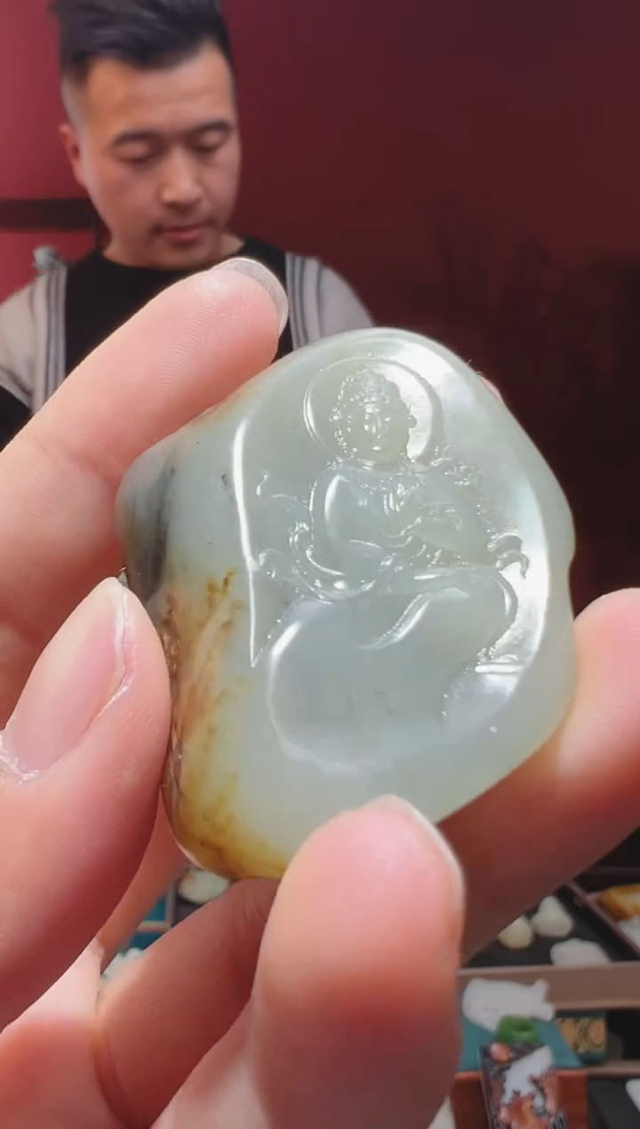 【闪购商品】和田玉吊坠(不含链)未镶嵌1