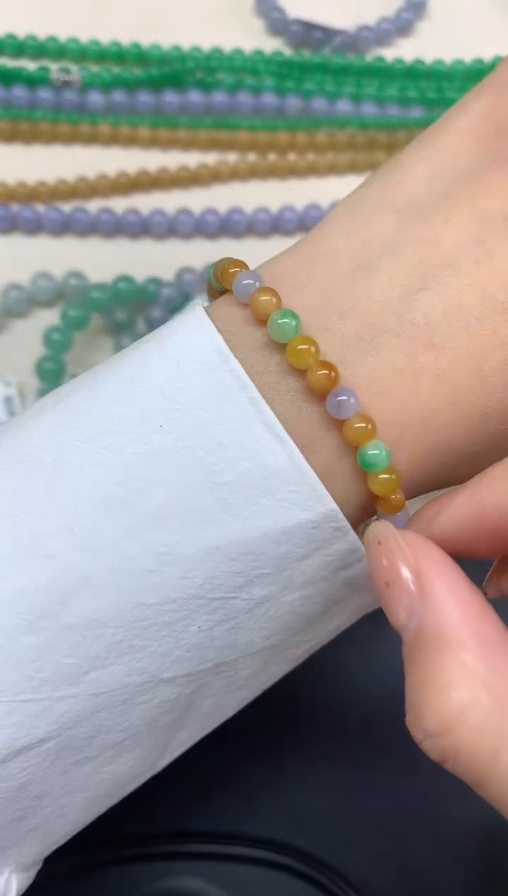 【闪购商品】翡翠手链未镶嵌手串A470|1800