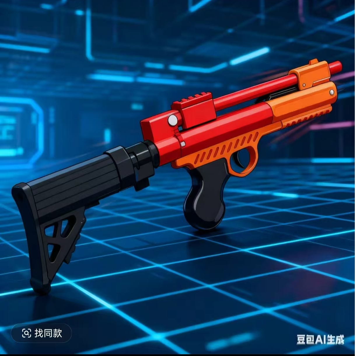 【粉丝福利】海绵软弹发射器带后托款wk1