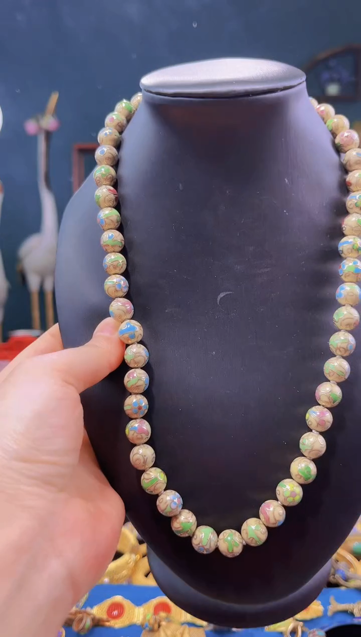 【闪购商品】非遗绝技 景泰蓝1.0项链 米