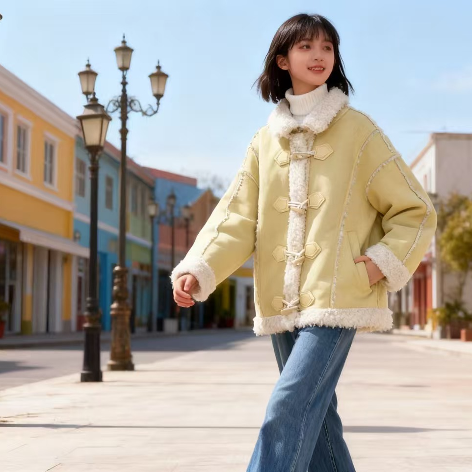 9621369高端专享老林家儿童天花板冬款外套黄色（靠谱）