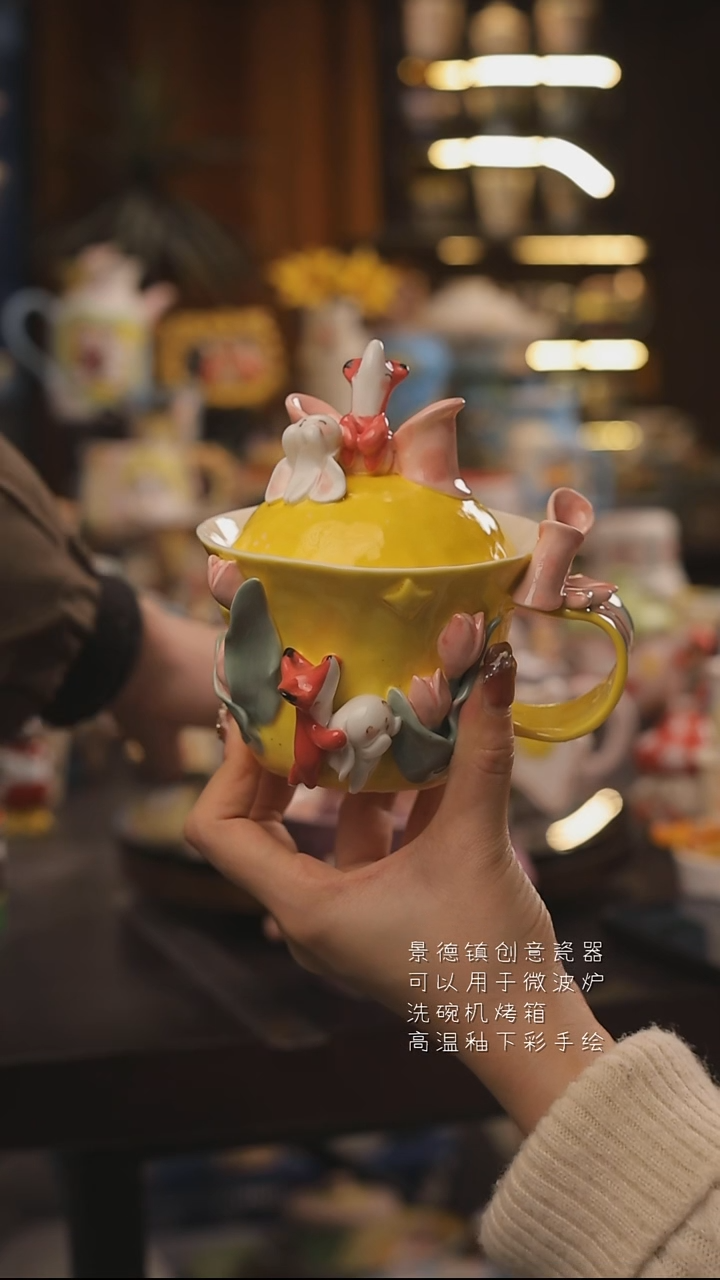 景德镇釉下彩绘设计师款式陶瓷