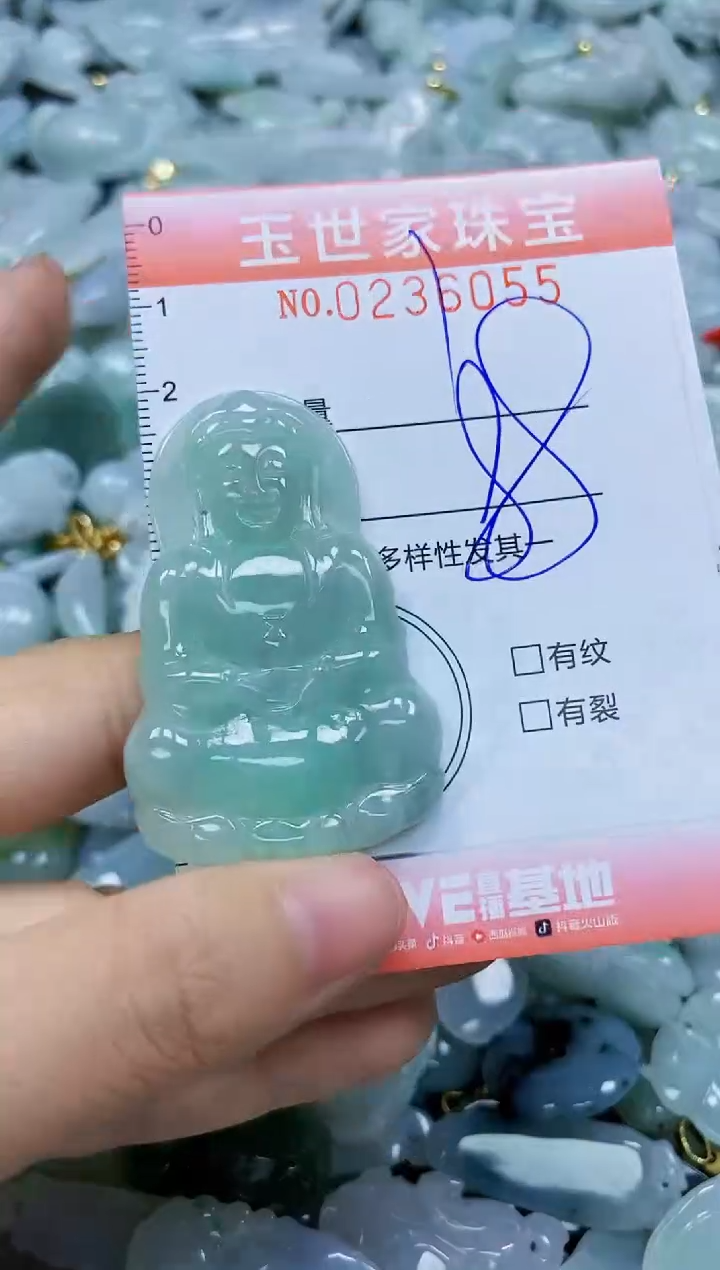 翡翠未镶嵌颈饰闪购0236055