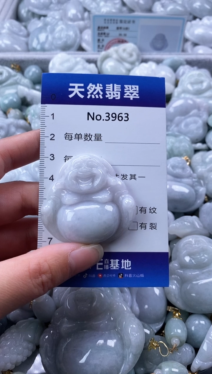 翡翠未镶嵌颈饰缅甸A货翡翠3963