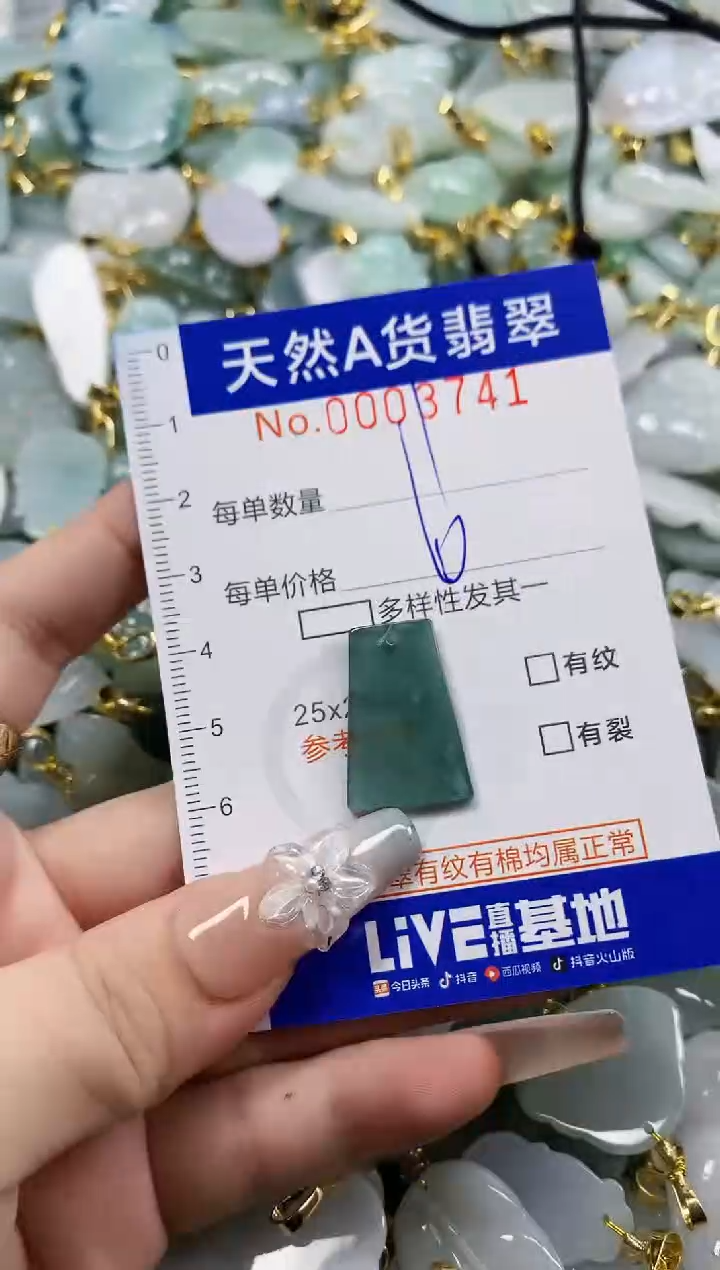 颈饰未镶嵌翡翠天然A货翡翠