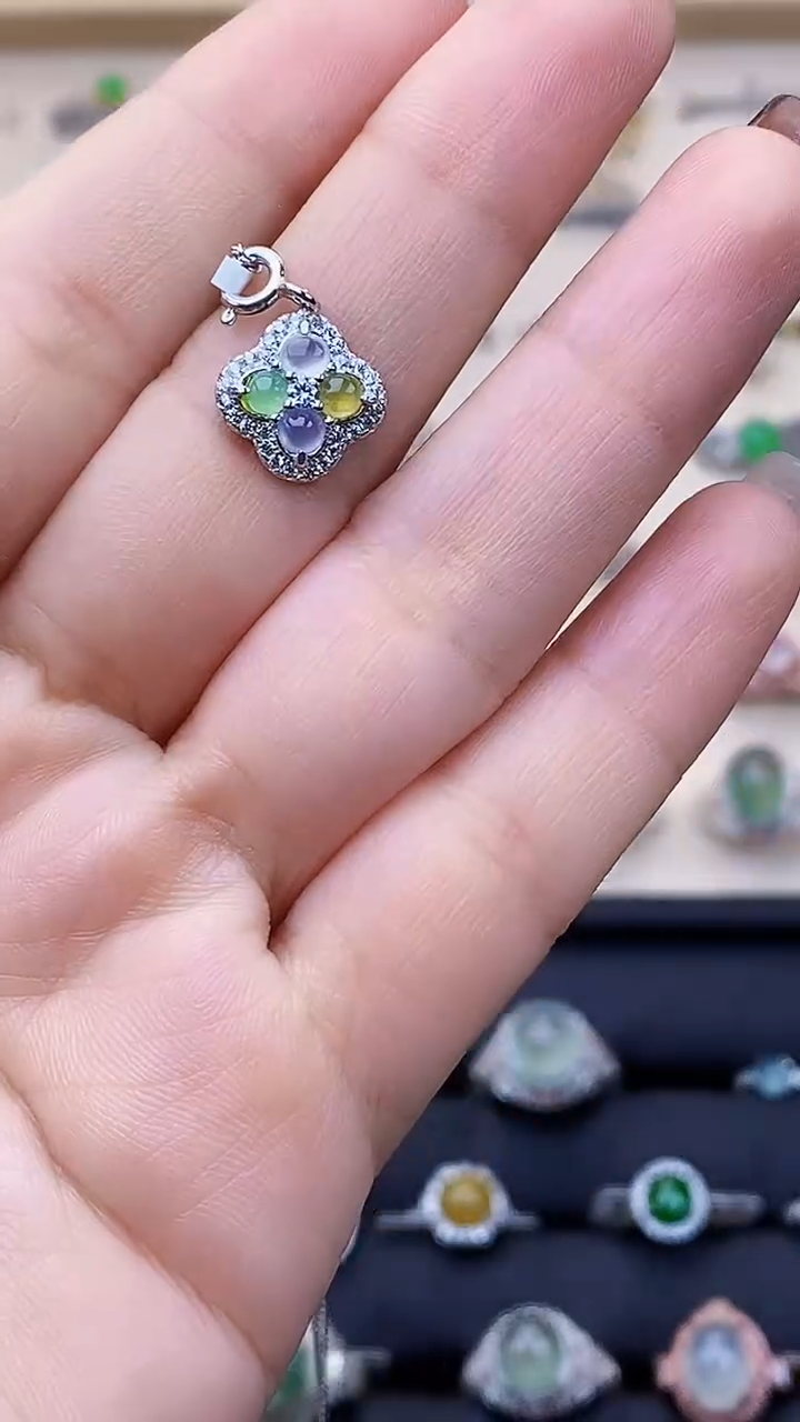 【闪购商品】翡翠戒指未镶嵌女款吊坠