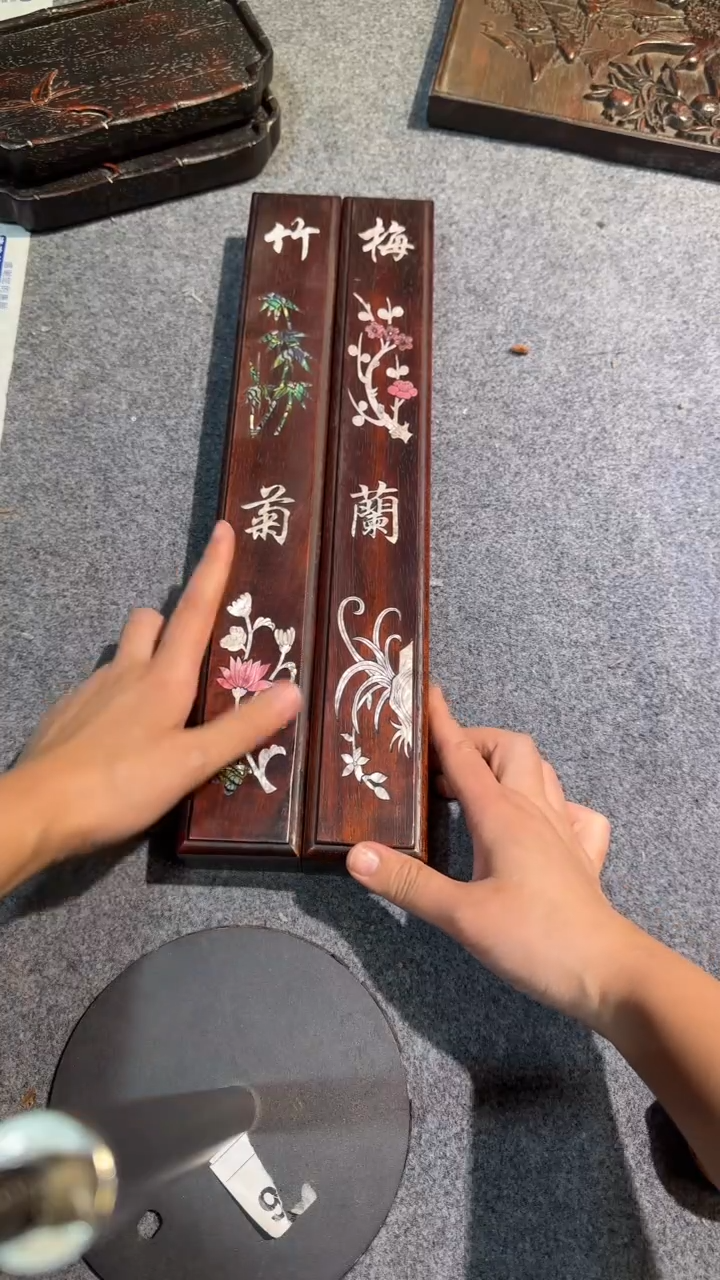 檀香紫檀（小叶紫檀）紫檀拆件雕刻板以直播间实物为准
