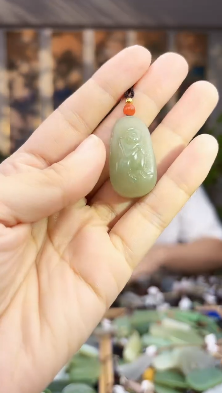 未镶嵌和田玉挂件拍一发一