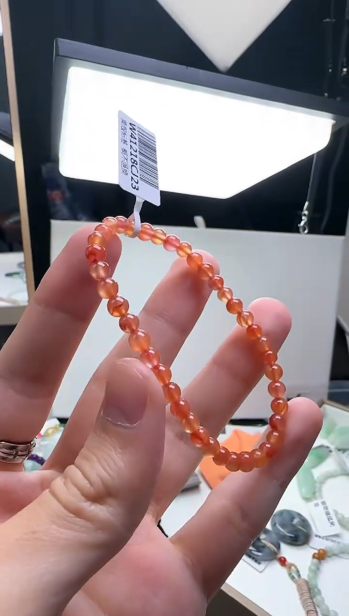 【闪购商品】南红玛瑙手串未镶嵌南红手串42