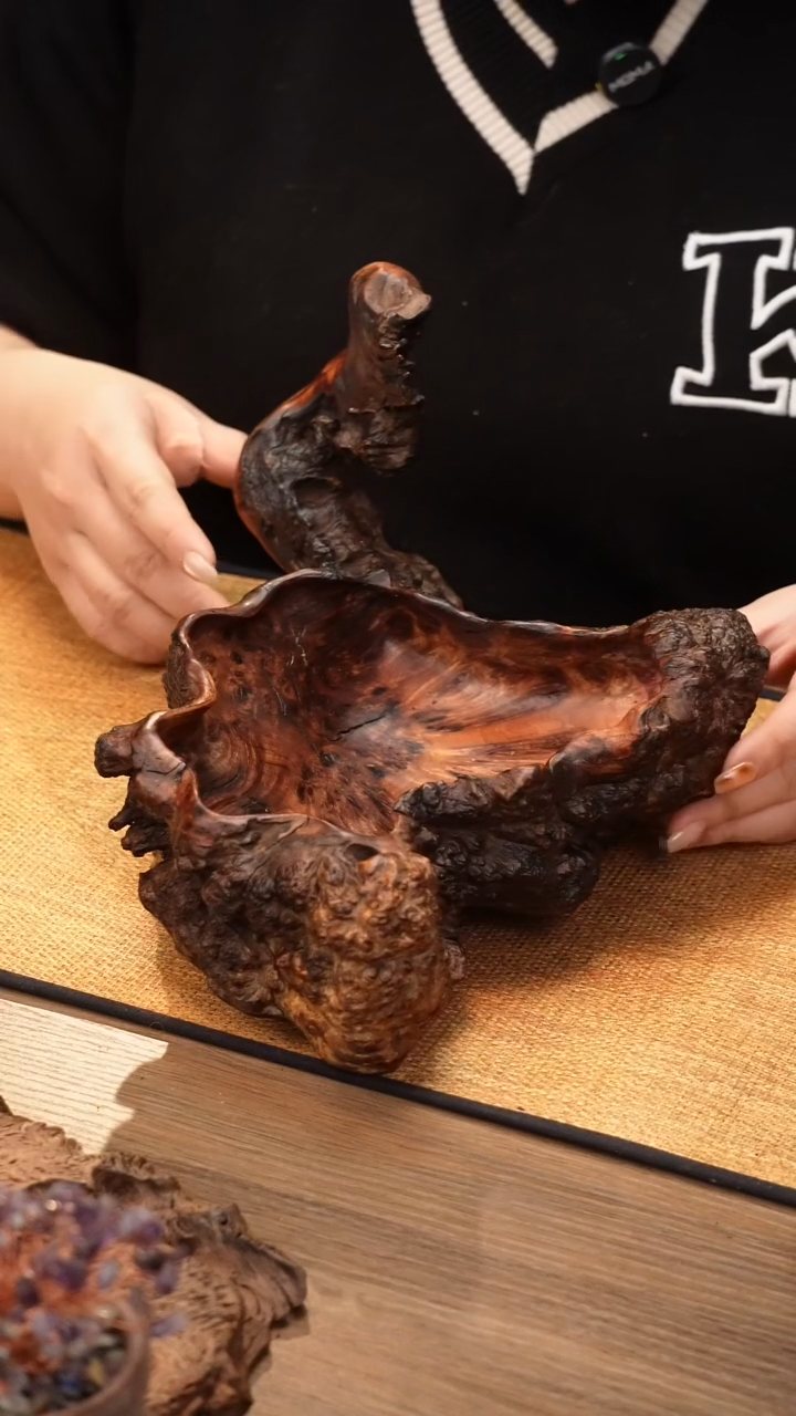 34号云小屋紫柚木果盘